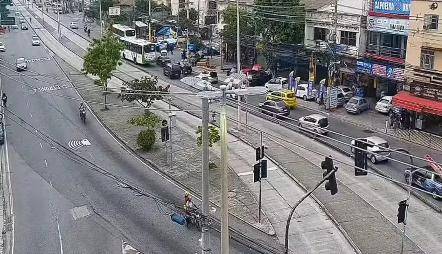 A situação do trânsito em Madureira