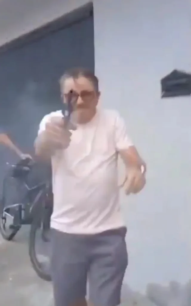 discussão entre vizinhos acaba com homem baleado