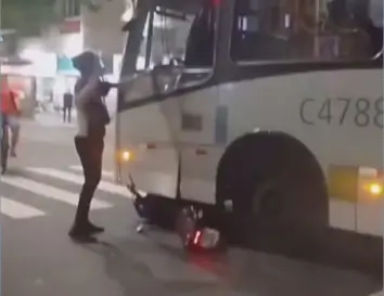 discussão no trânsito no Leblon