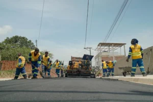 obras em diversas regiões do estado