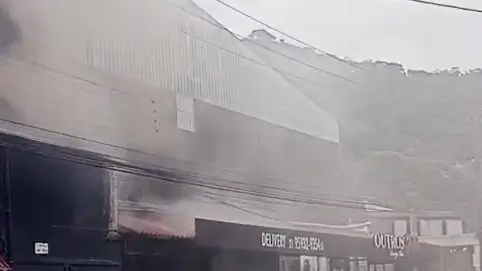 Incêndio em restaurante no bairro de Fátima