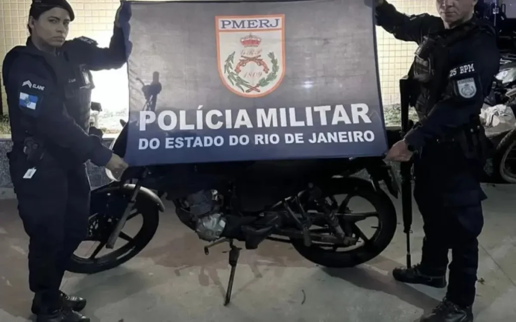 moto roubada na Estrada Cabo Frio–Búzios
