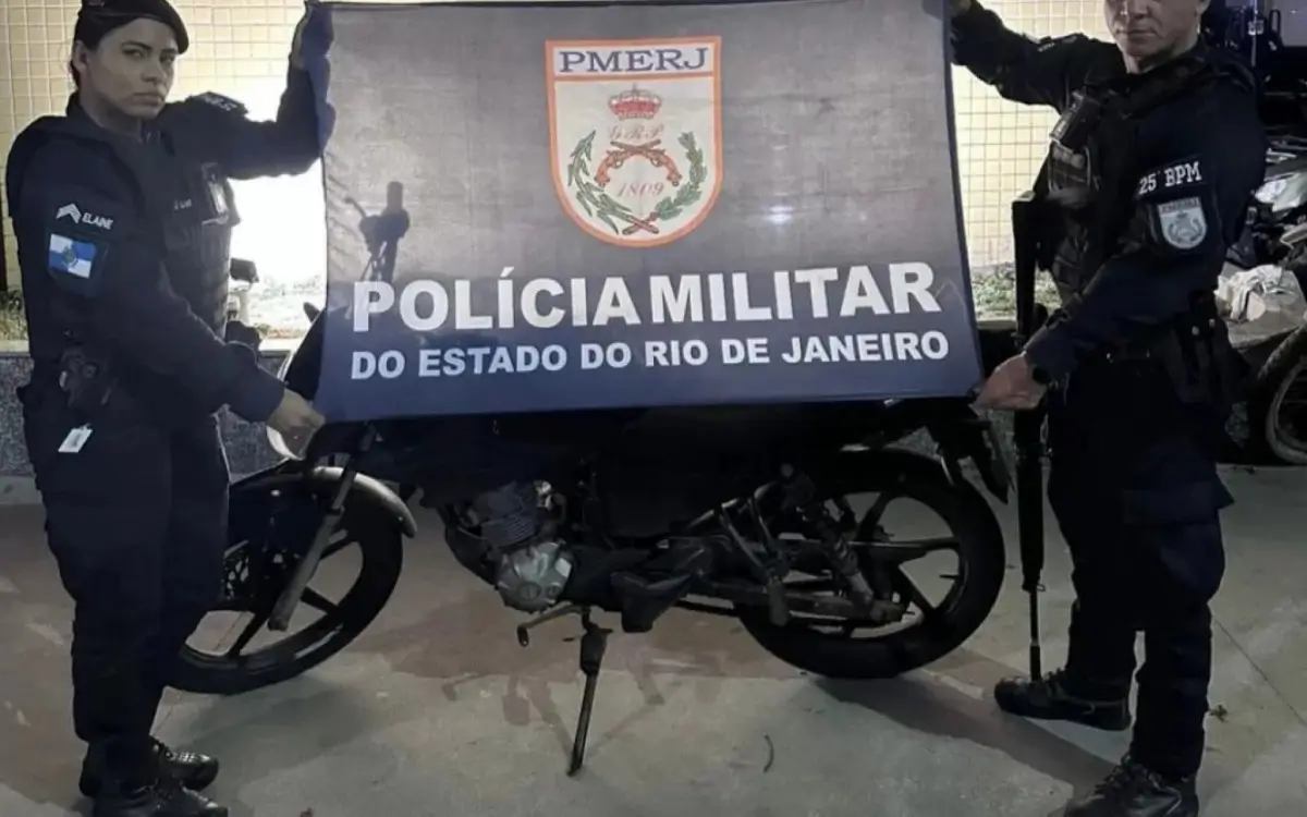 moto roubada na Estrada Cabo Frio–Búzios