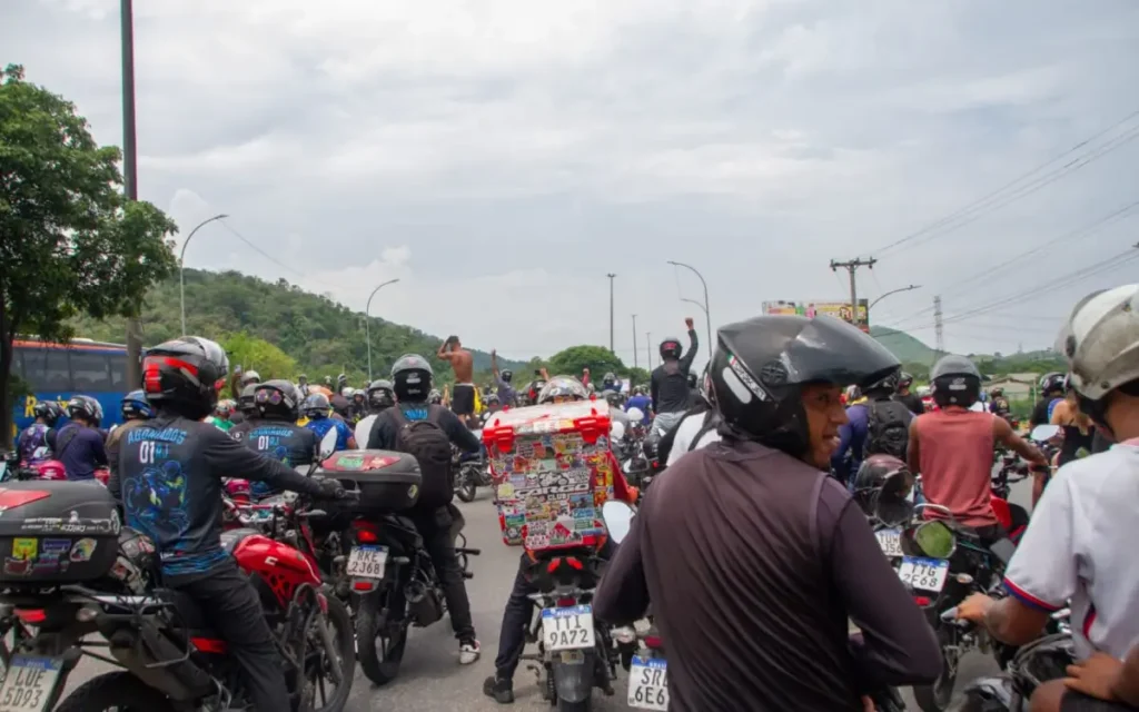 Protesto de motoboys
