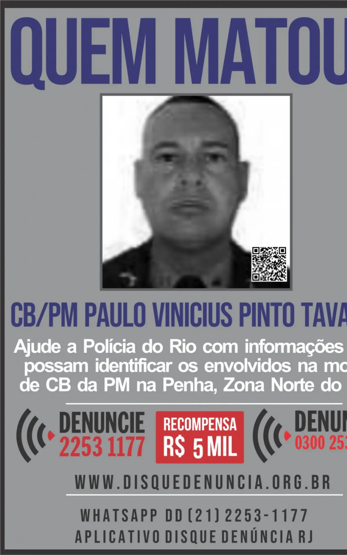Cartaz do Disque Denúncia