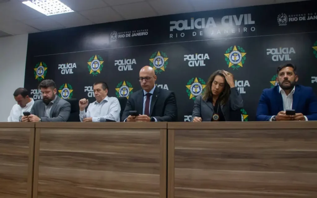 Coletiva com delegados da Polícia Civil