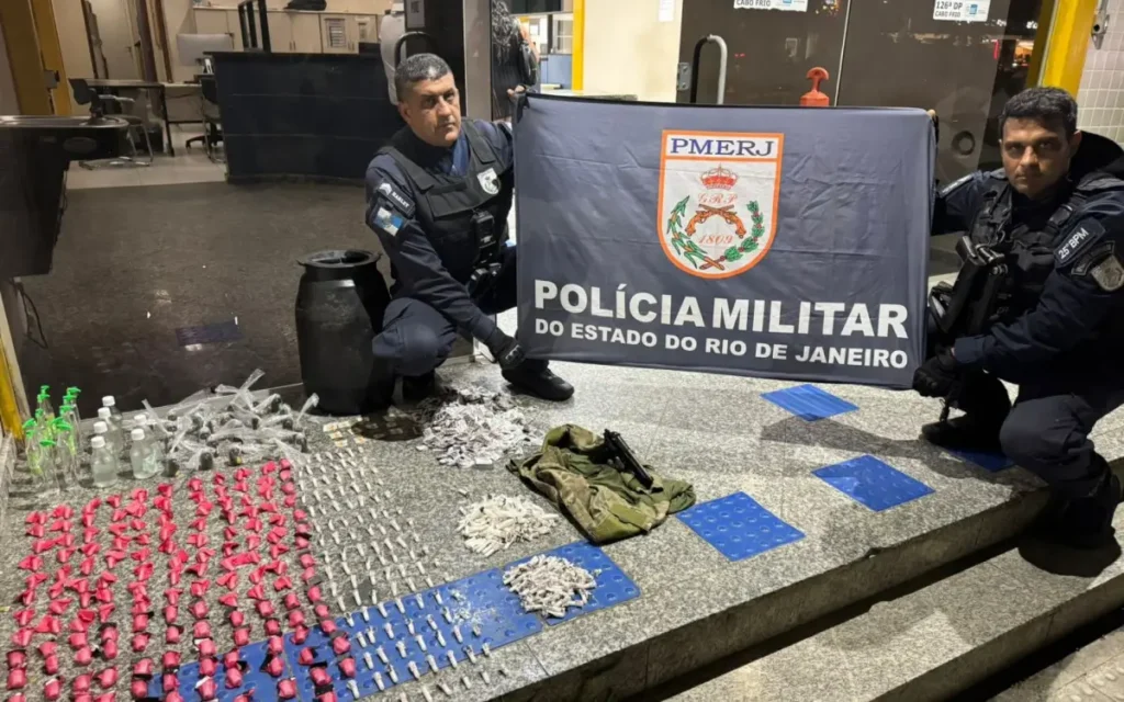 Drogas foram apreendidas em Unamar