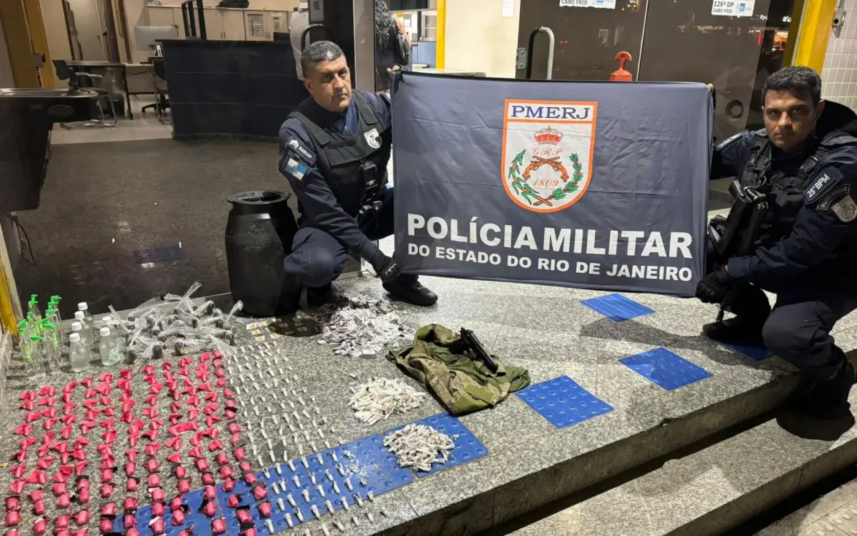 Drogas foram apreendidas em Unamar