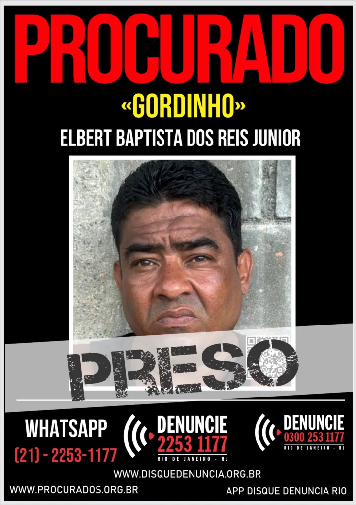 Gordinho é Integrante do Comando Vermelho