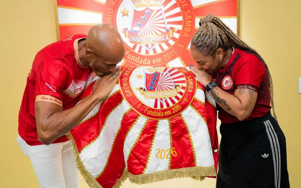 Casal campeão da Viradouro