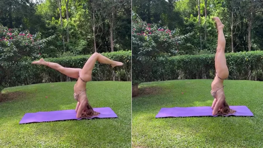 Leticia Spiller mostra carna descanso