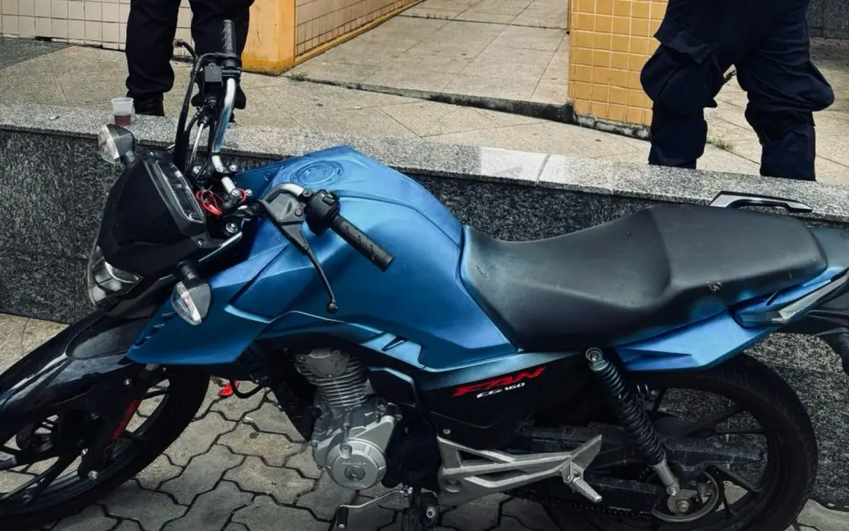 Moto recuperada em Três Rios