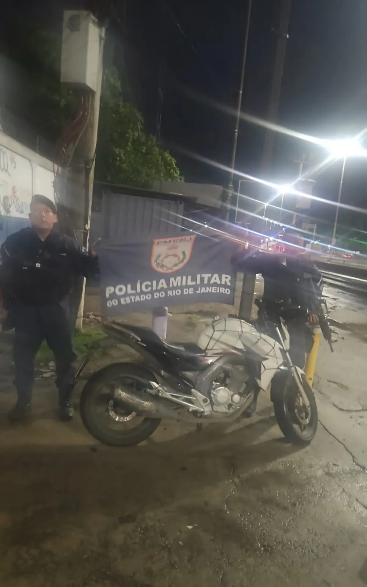 Motocicleta apreendida constava como roubada