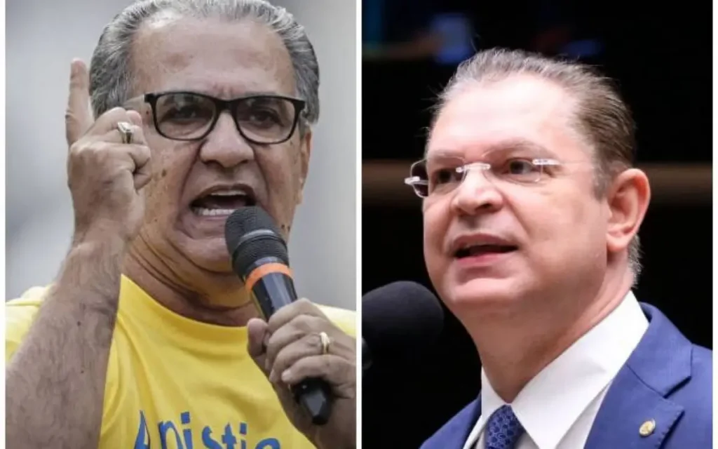 Pastor Silas Malafaia e o deputado Sóstenes Cavalcante