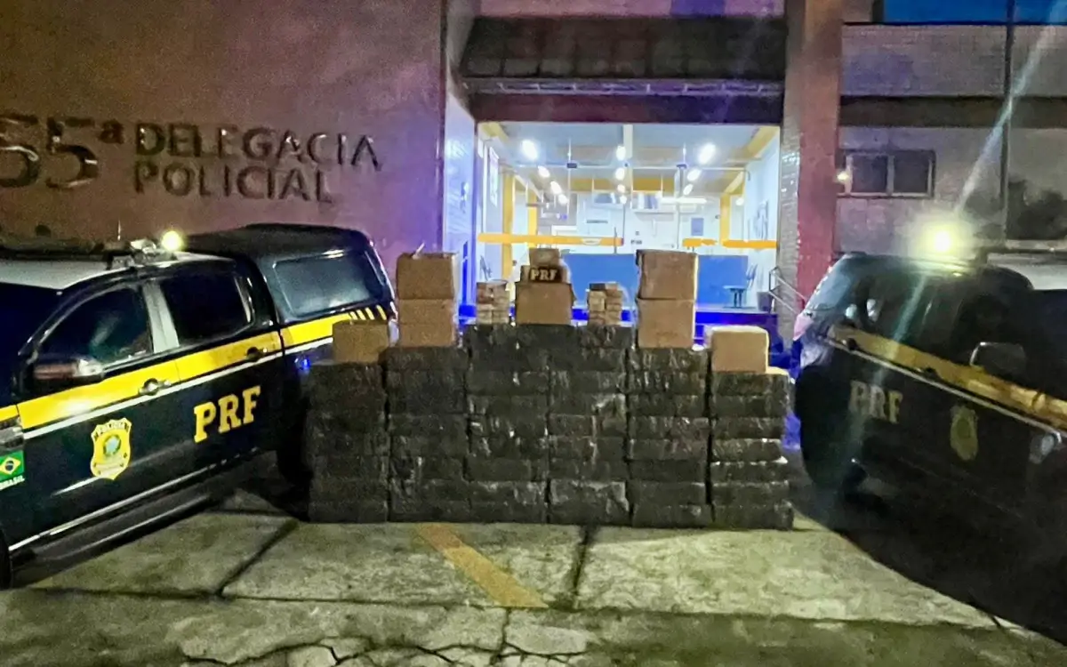 apreensão da PRF na Dutra