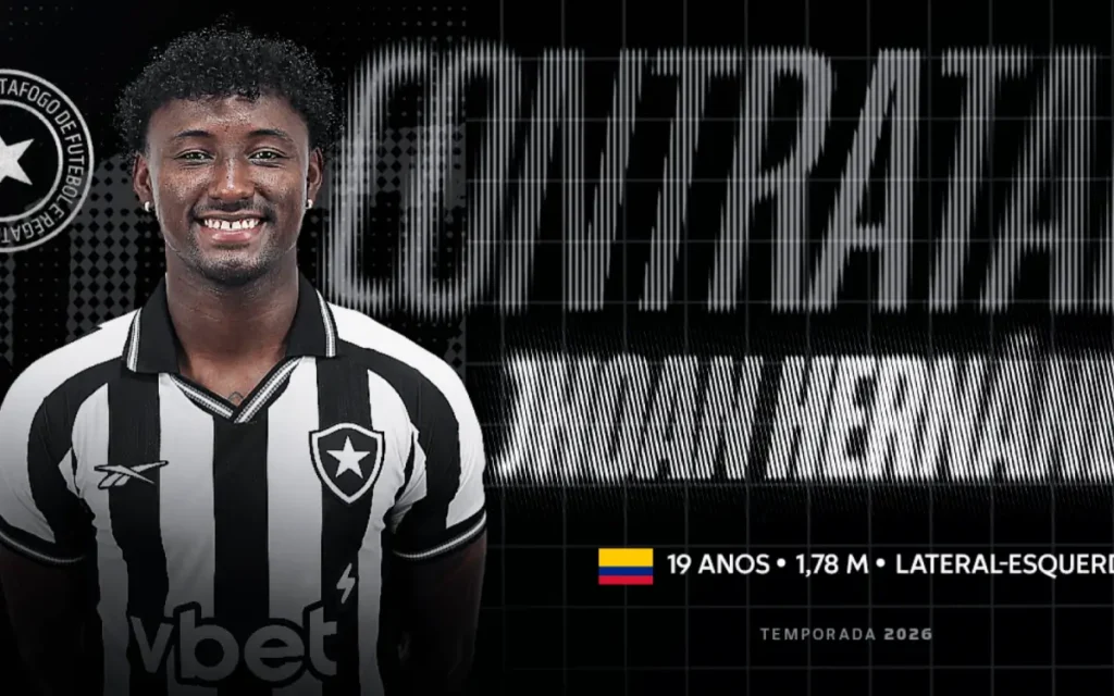 Jhoan Hernández no Botafogo