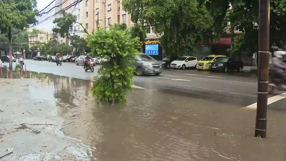 chuva no Rio de Janeiro