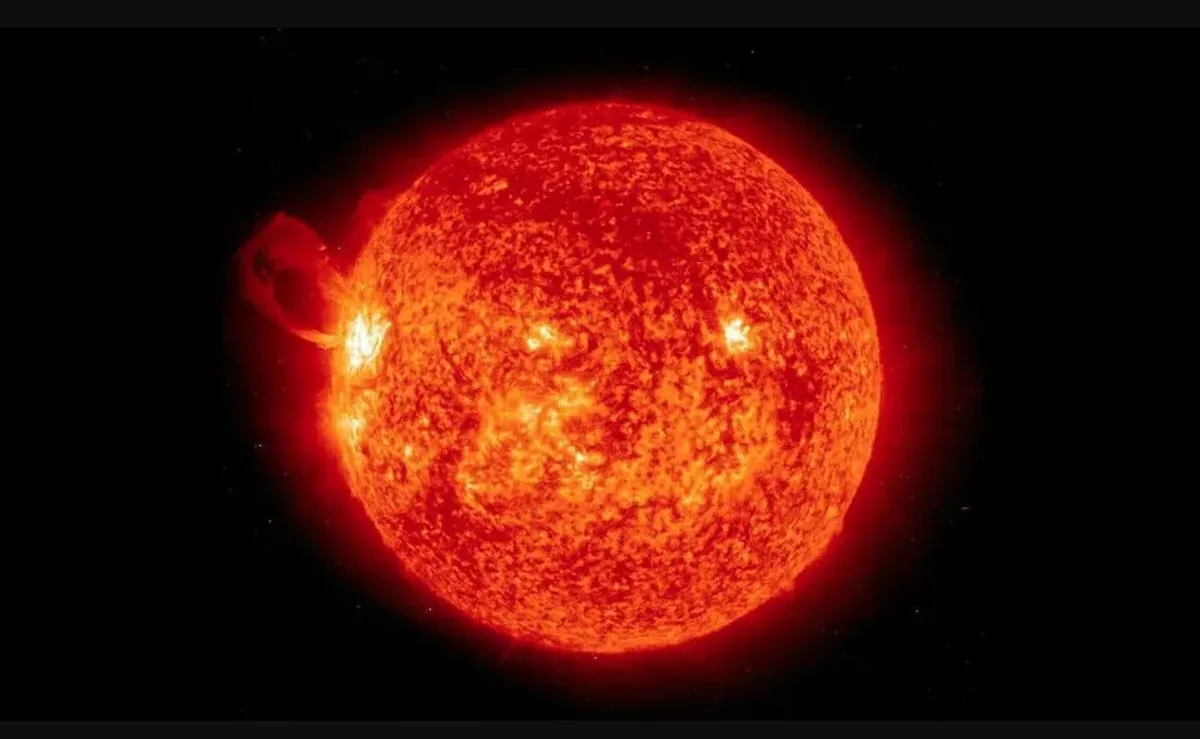 erupções solares