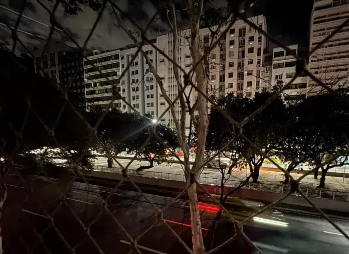 falta de luz em Copacabana e Leme