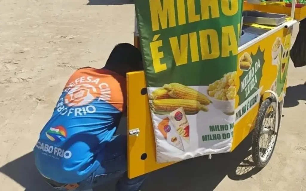 Carrinhos a gás passam por fiscalização