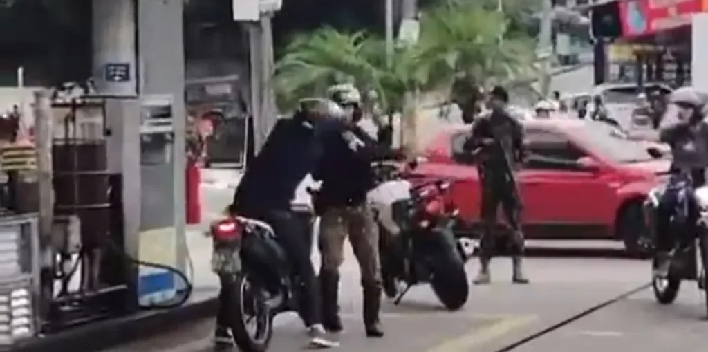 Vídeo flagra agressão de militar do Exército