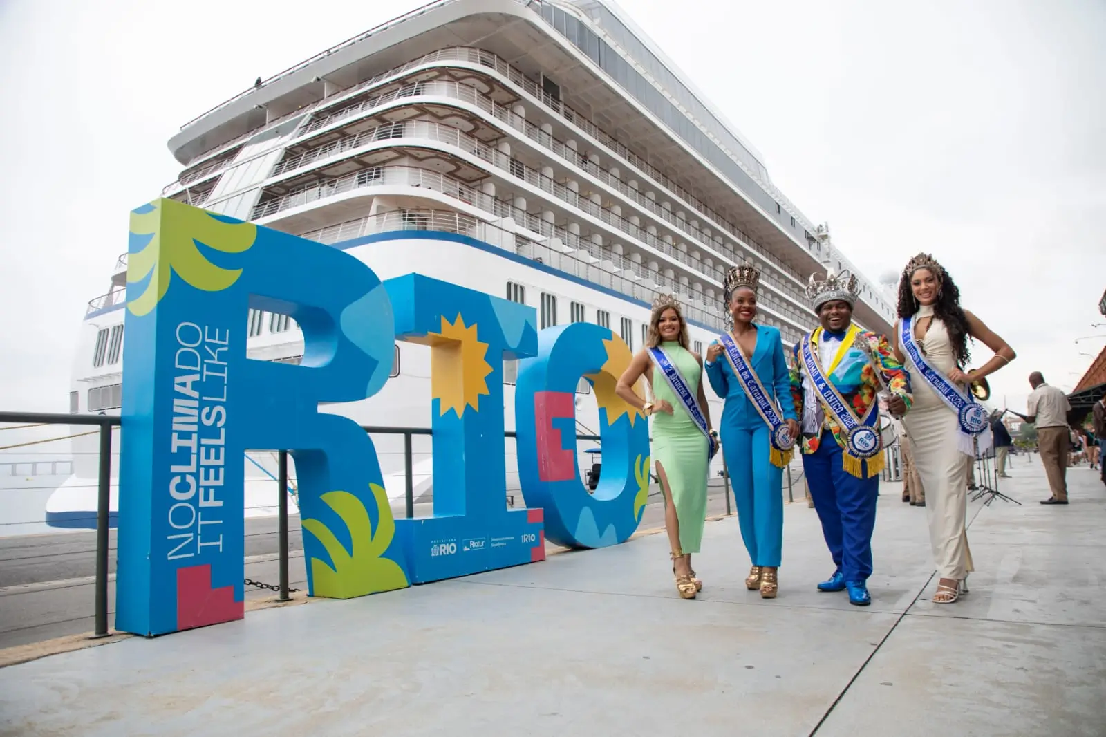 Pier Mauá terá atracações simultâneas de navios durante todo carnaval