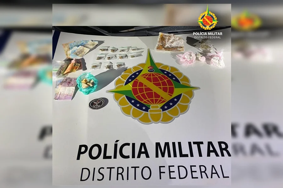 Prisão por tráfico de drogas no DF