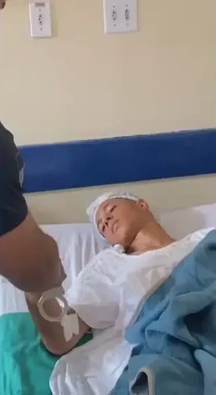 Traficante baleado dá entrada em hospital e é preso