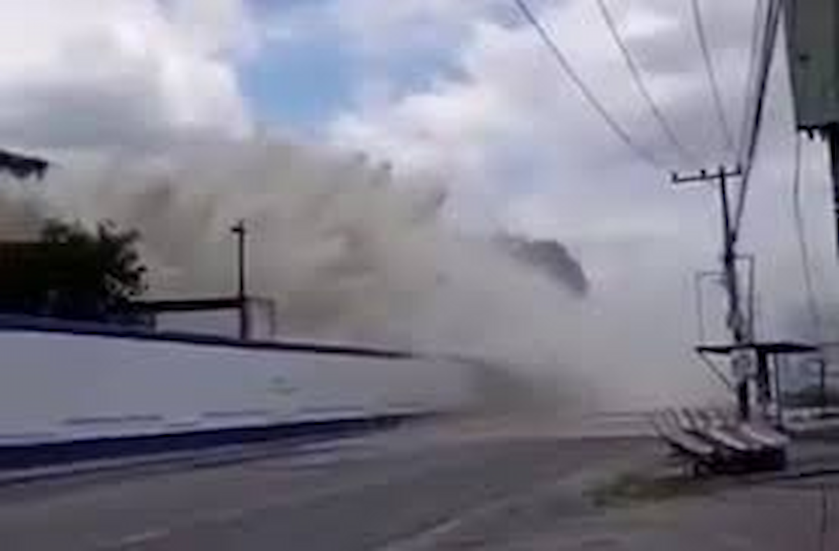 Vazamento em Nova Iguaçu