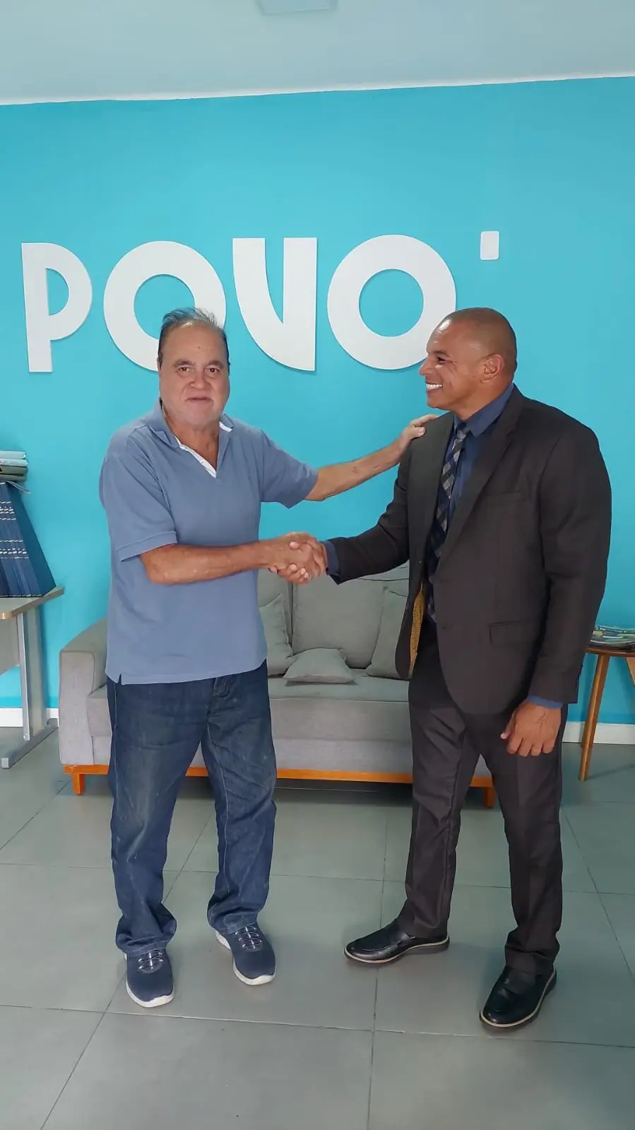 Secretário Carlos Alves e Alberto Ahmed