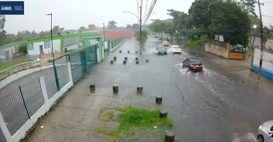 Chuva forte no Rio