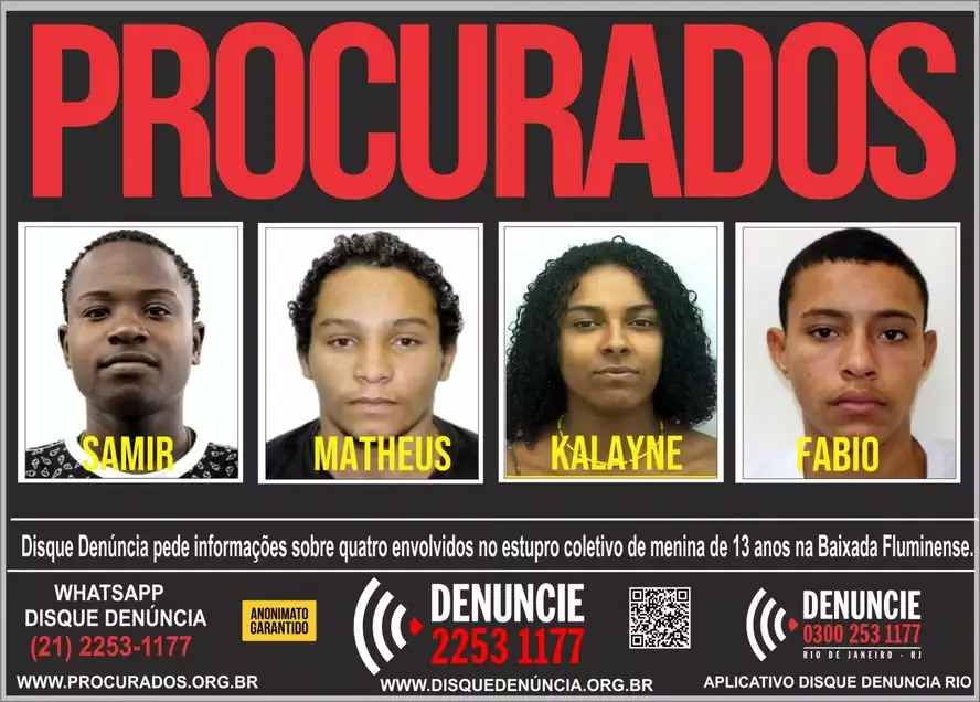 Estupro coletivo na Baixada Fluminense
