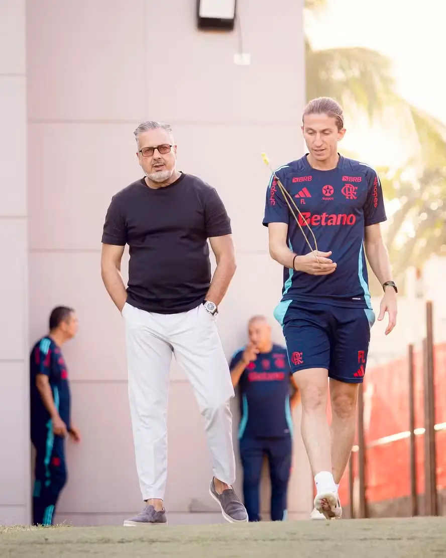 José Boto e Filipe Luís
