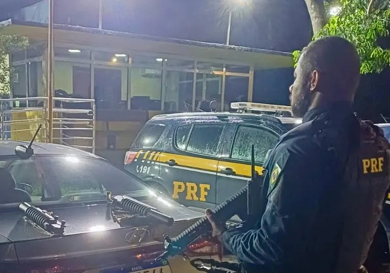 Lançadores de granadas apreendidos pela polícia