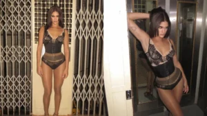 Laura Fernandez de lingerie