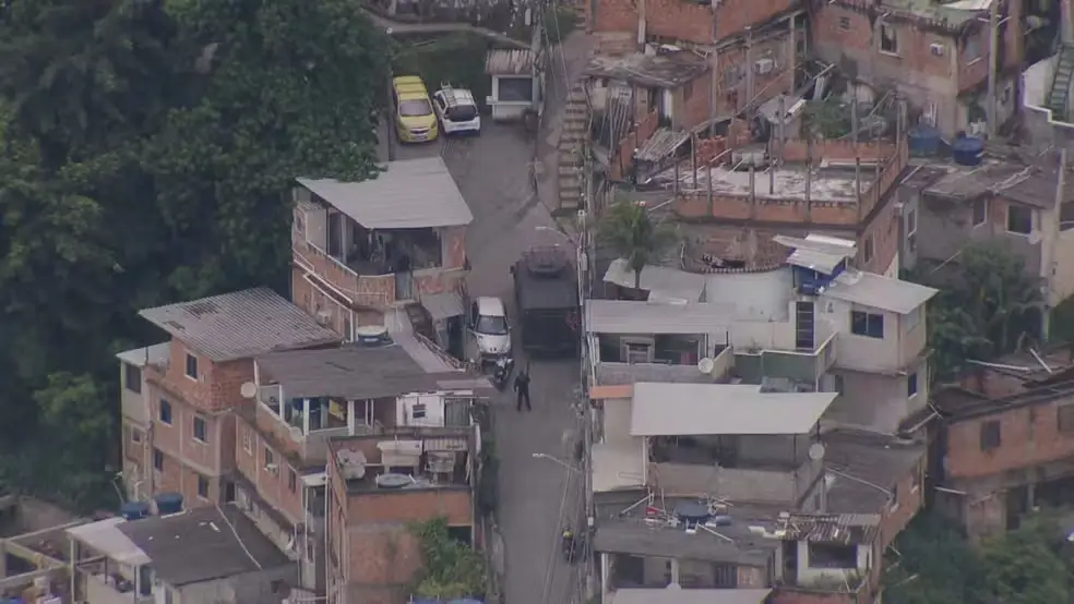 Operação da PM no Morro do Andaraí