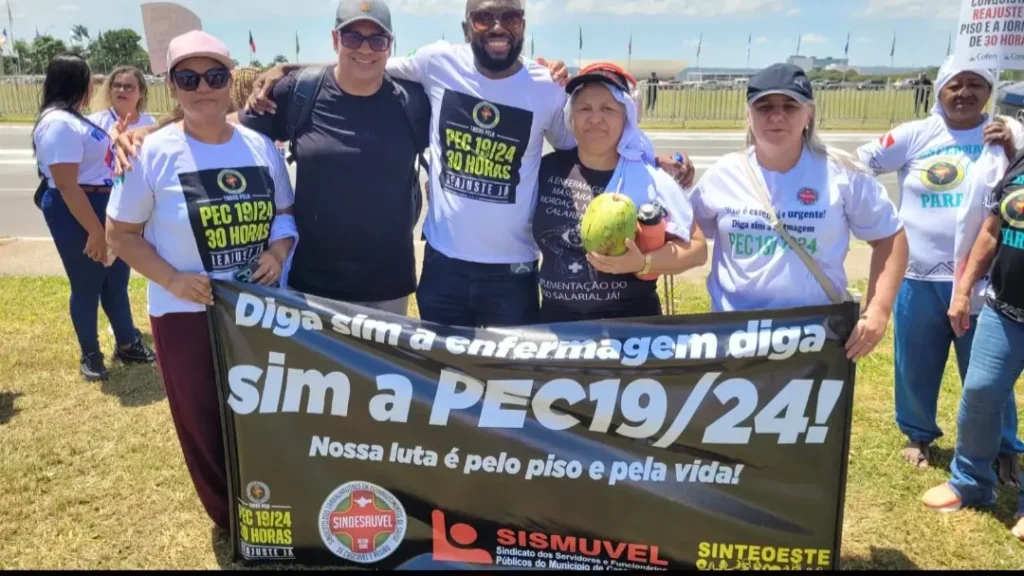 Profissionais da enfermagem vão realizar uma marcha nacional