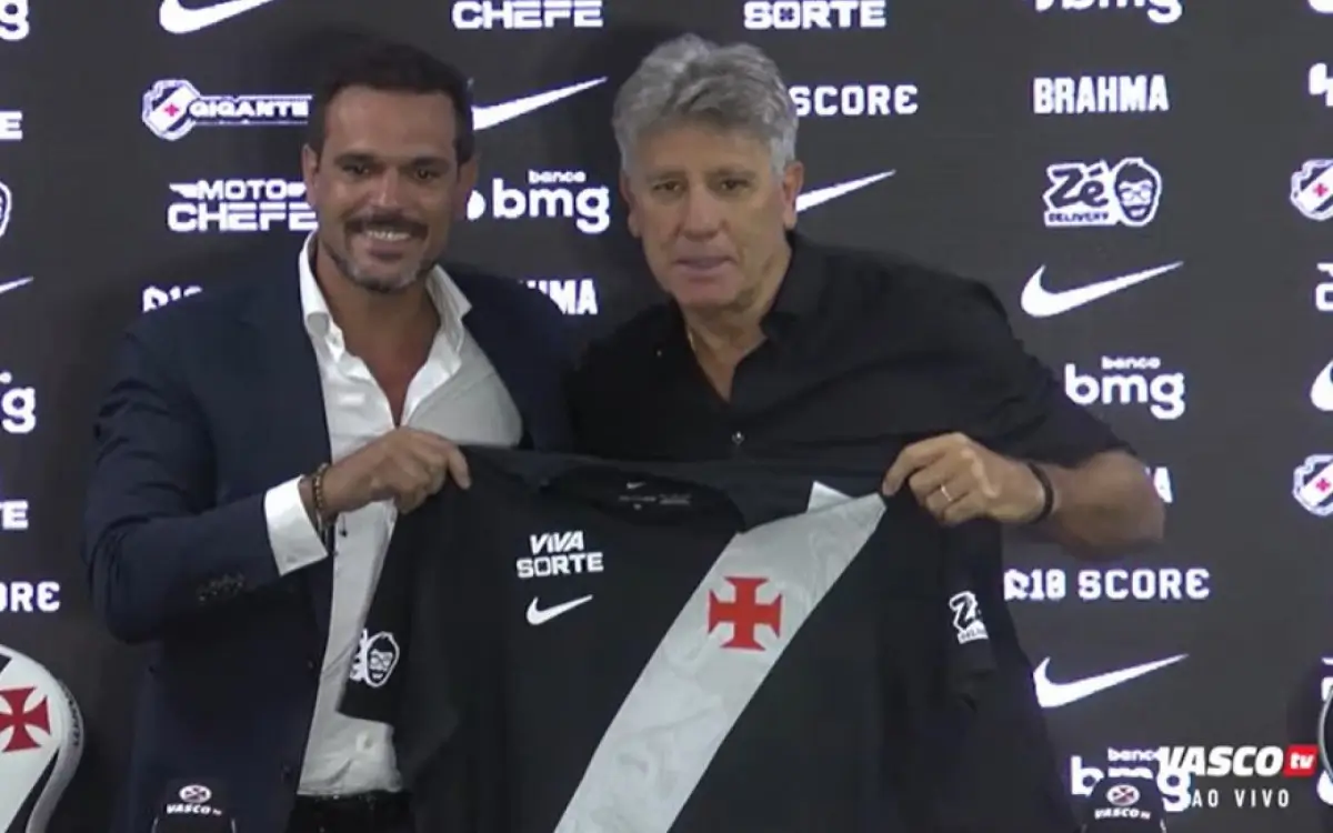 Renato Gaúcho ao lado de Admar Lopes