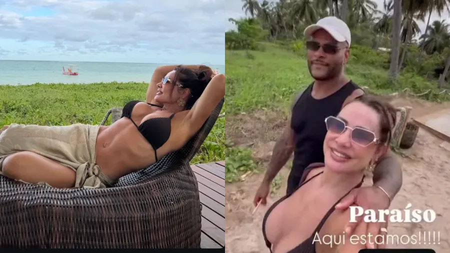 Scheila Carvalho de biquíni