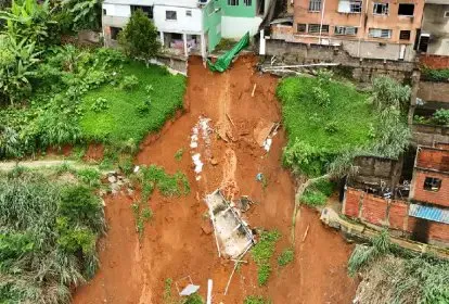 Deslizamentos de terra na última quarta