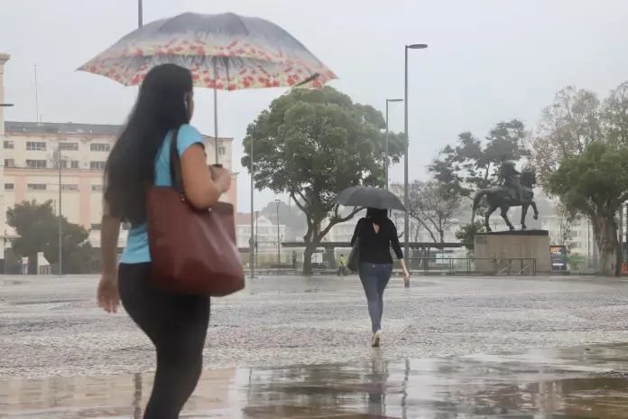 chuva no Rio de Janeiro