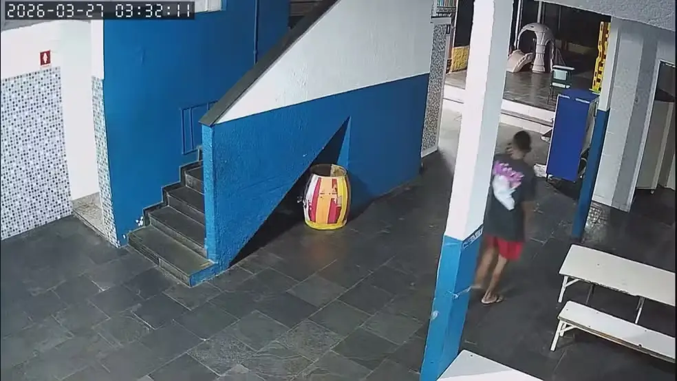 furto em colégio na Praça Seca