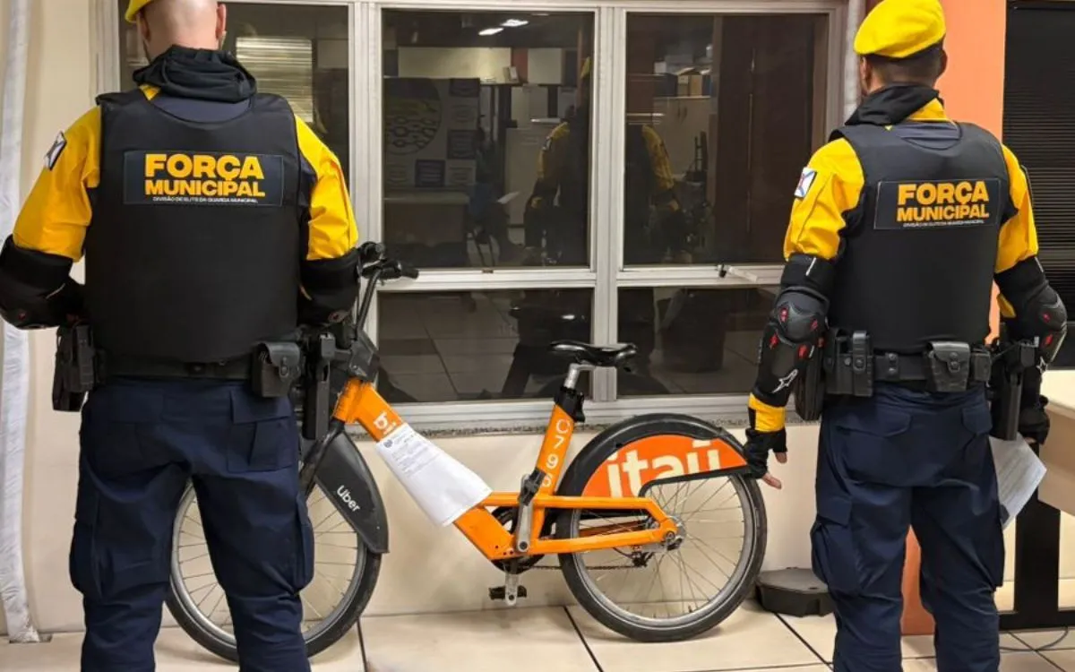 Homem preso por furtar bicicleta do Itaú
