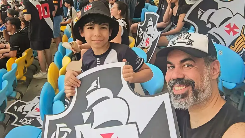 Vinicius Antunes, o Cacofonias, e filho, Francisco Farias Antunes