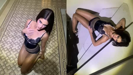 Laura Fernandez de lingerie