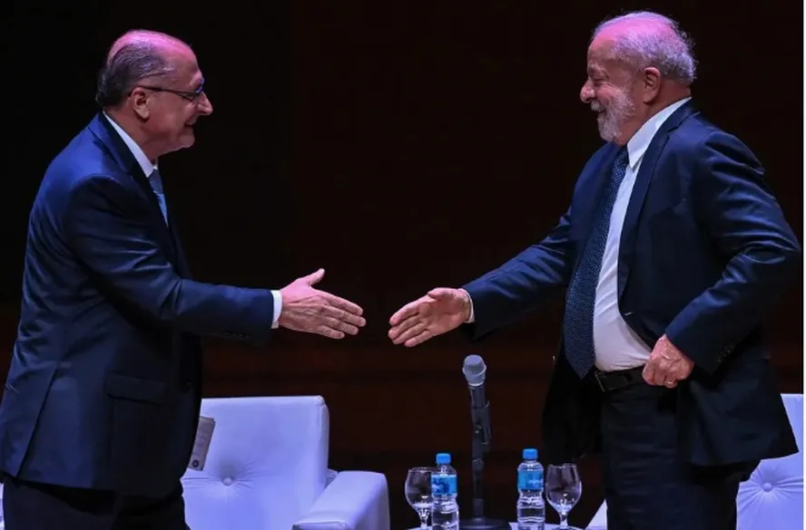 O vice-presidente, Geraldo Alckmin, e Lula
