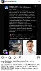 Mensagem X do Eduardo Paes