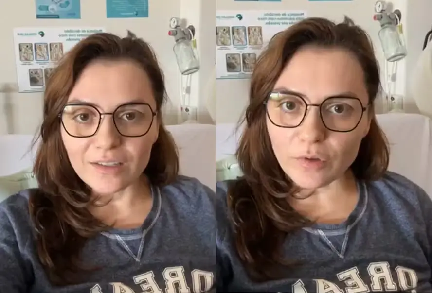 Monica Iozzi é internada