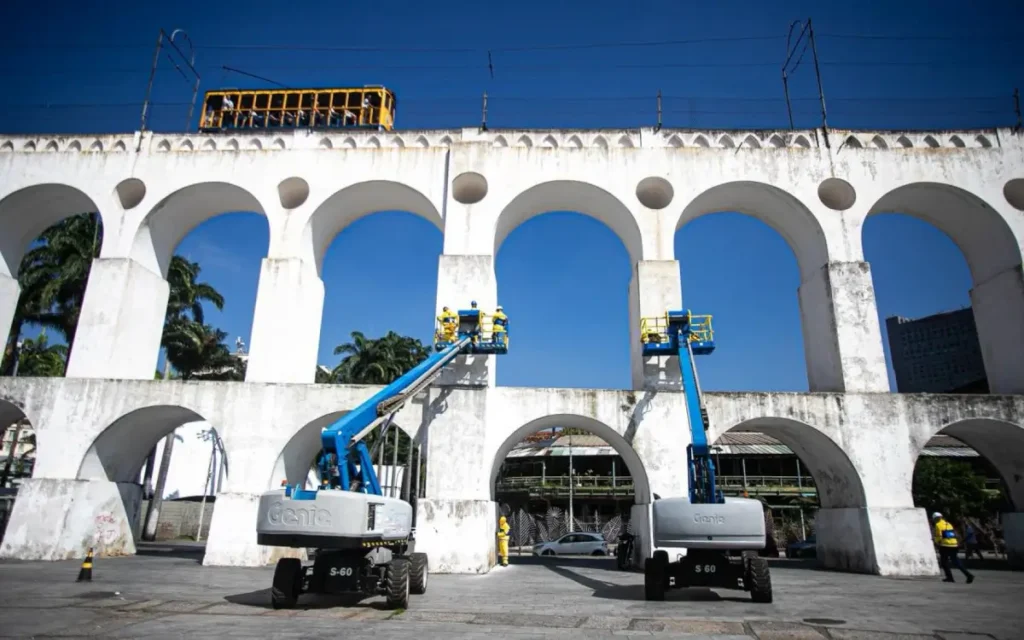 restauração dos Arcos da Lapa