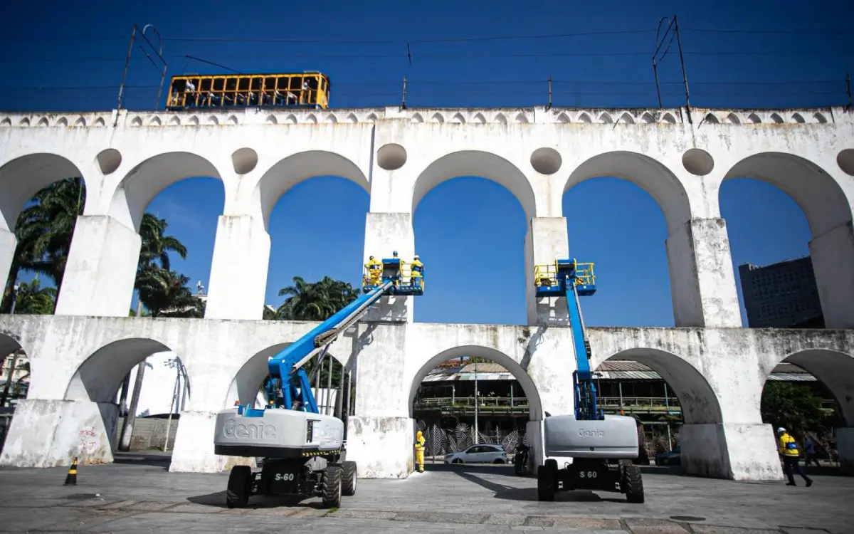 restauração dos Arcos da Lapa